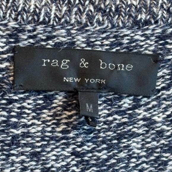 Rag & Bone Color Block Alpaca Blend Cardigan Sweater - size Medium - Picture 4 of 6